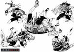 Luffy VS Arlong by AkiraHikawa