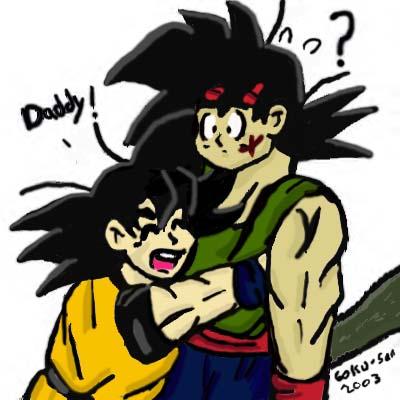 Goku Meets Bardock - Goku-san