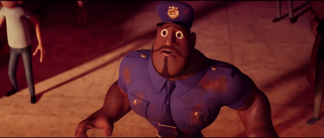 Macho cop pecs by TSMisc on DeviantArt