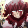 ayumu covered in blood