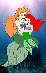 Ariel with her Mother