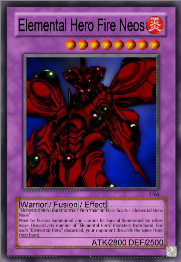 Fire Elemental Hero Elemental Hero Fire Neos by dvnkssl on DeviantArt