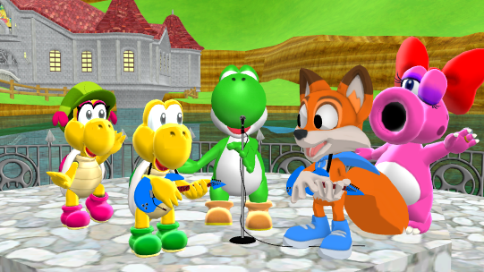 Yoshi Playing Instruments Yoshi sing along by sandi130201 on DeviantArt
