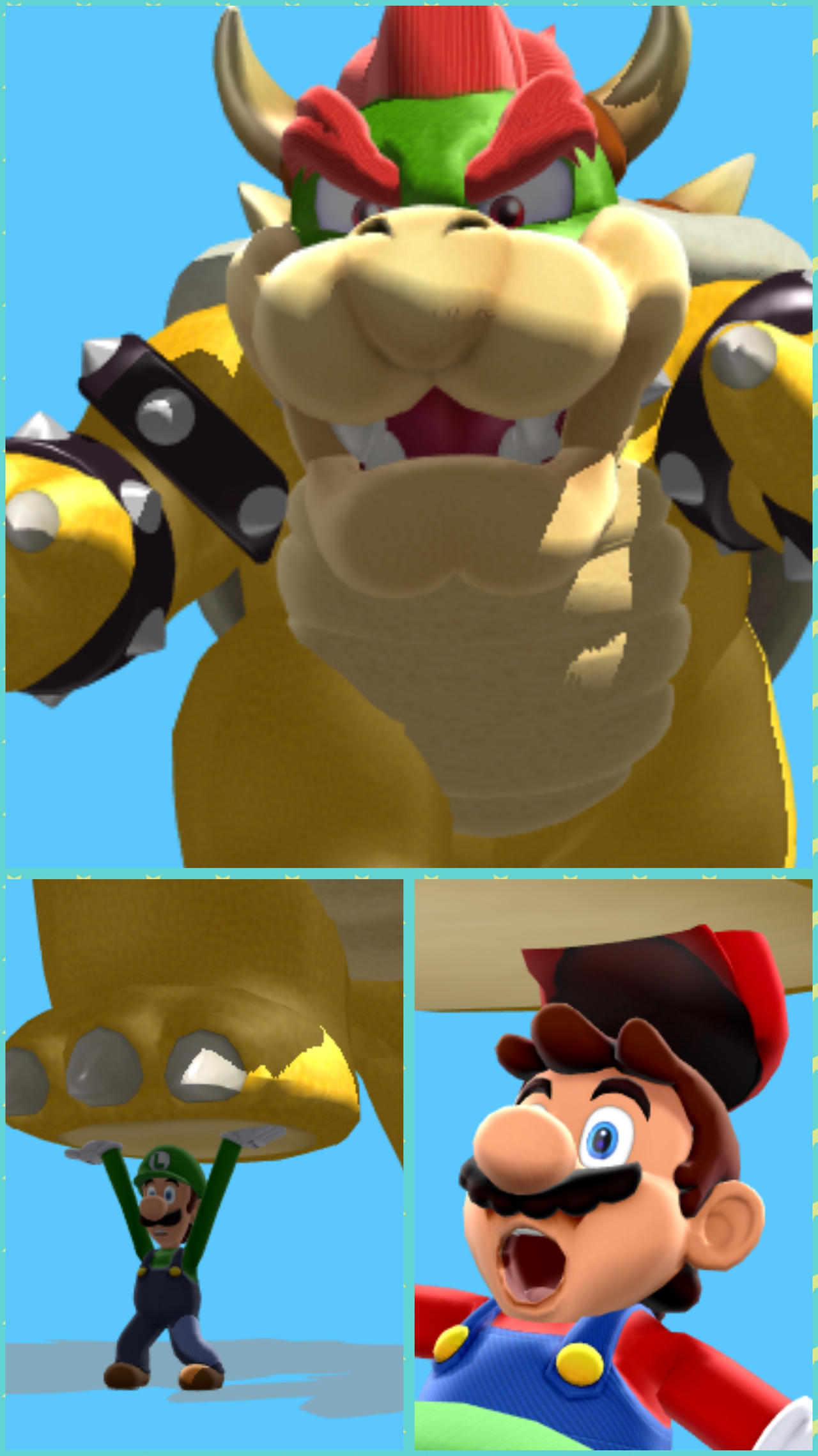 Bowser stomp to mario and luigi by sandi130201 on DeviantArt