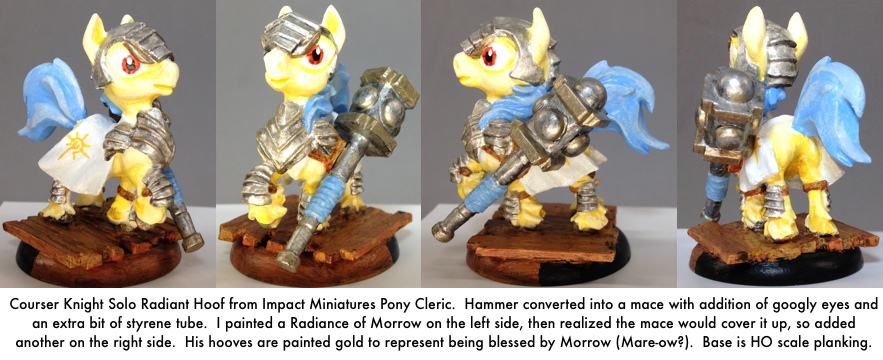 Pony Warmachine: Radiant Hoof Courser Knight Solo