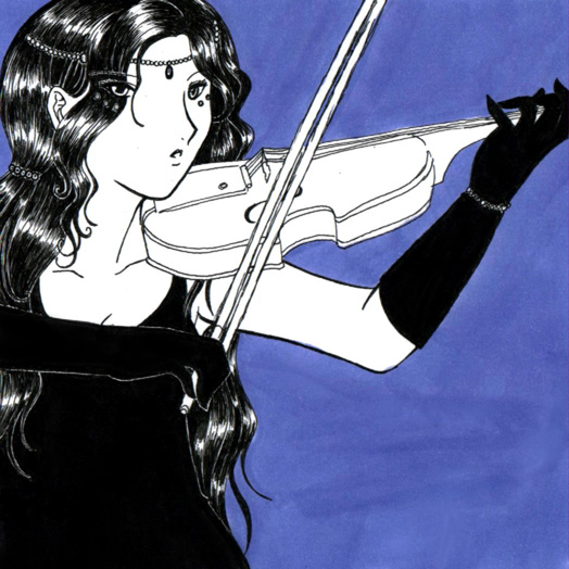 Yoki and violin for Tenica