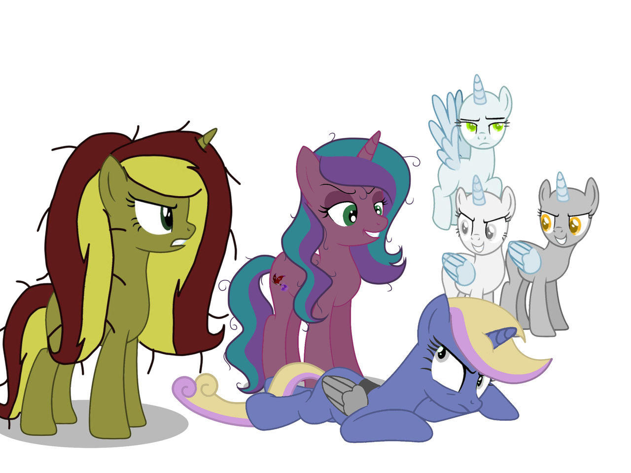 Mlp Menancing MLP Mean Collab by iloltoomuch on DeviantArt