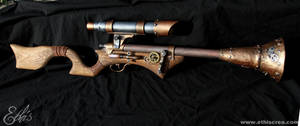 Steampunk Tromblon rifle