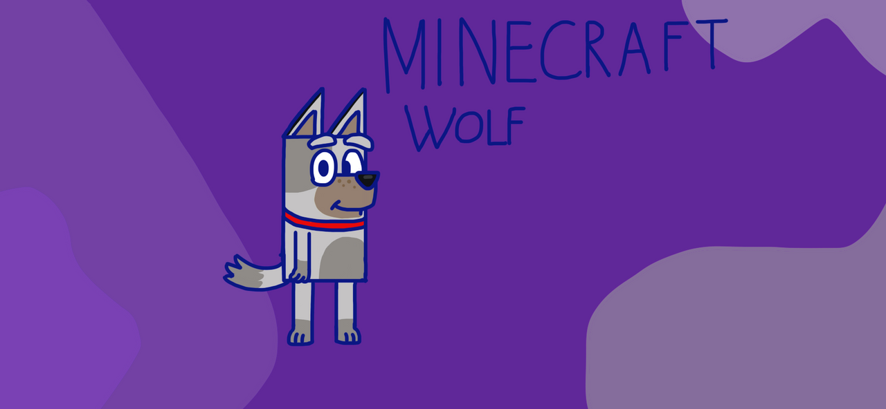 Minecraft Wolf by MrVoidio on DeviantArt