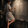 Nurse Barbara preparing for the Friday night(shift