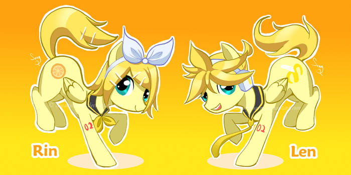 Vocaloid Pony: Rin and Len