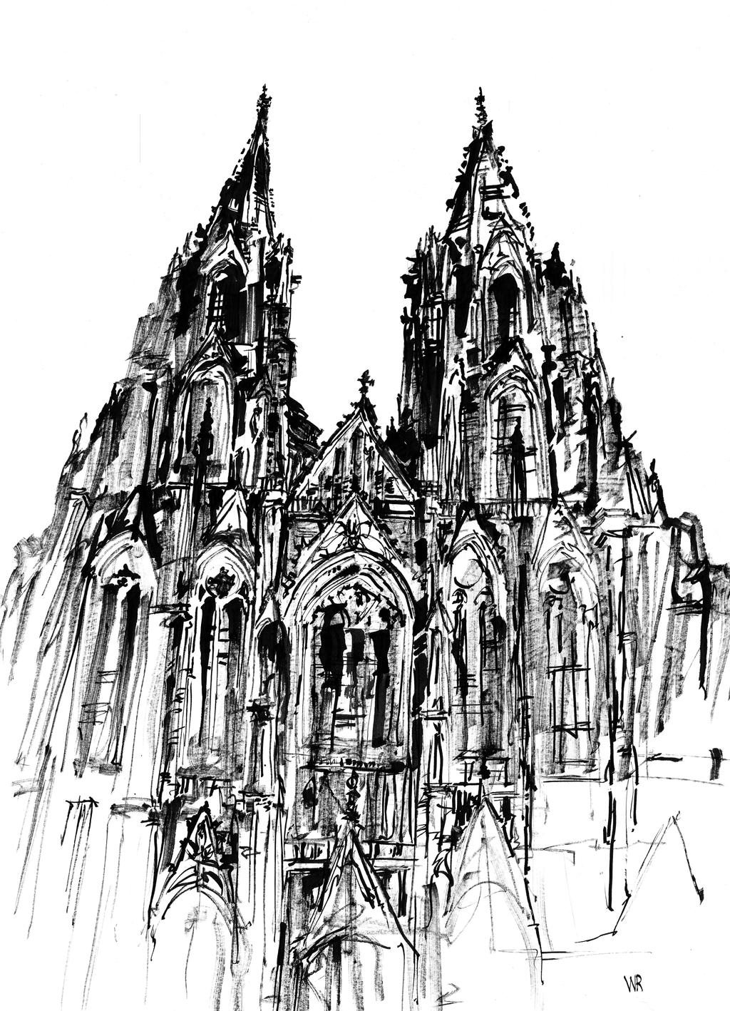 Cologne Cathedral by onverra on DeviantArt