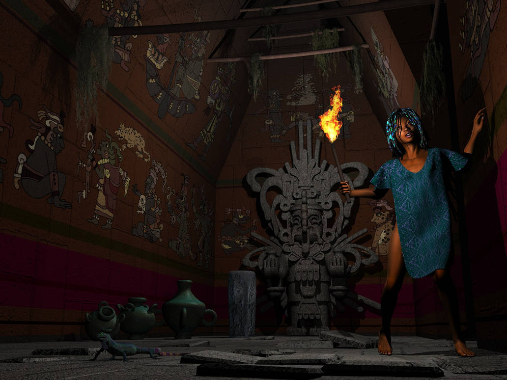 Temple of Chaac by xmas-kitty Temple of Chaac by xmas-kitty