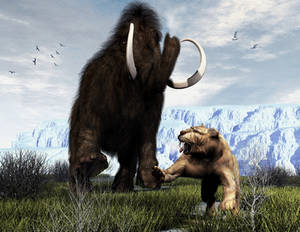 Mammoth Attack by xmas-kitty