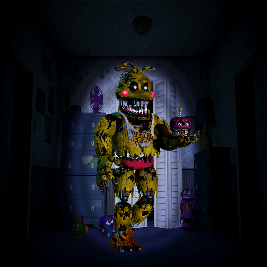 Toy Nightmare Chica by Enderkiller1987 on DeviantArt