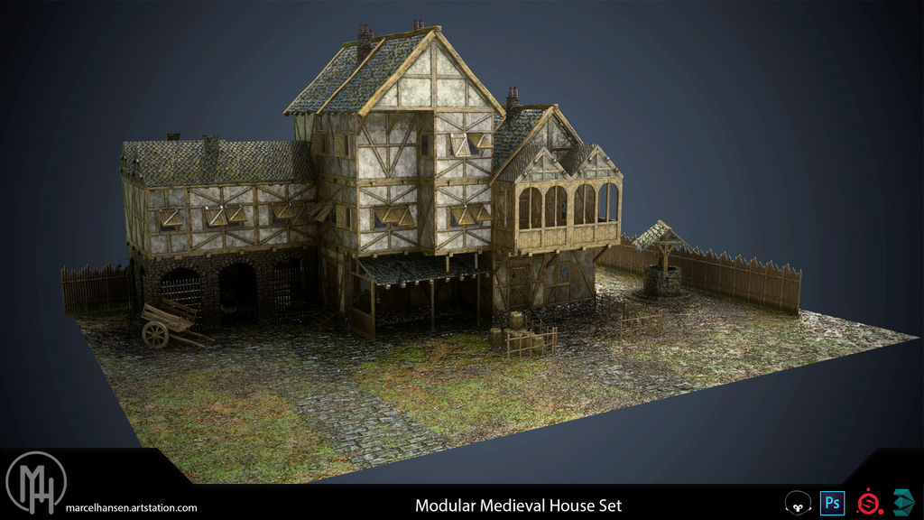 Modular Design Examples Mid Eveil Modular Medieval Building Set by MarcuMirage on DeviantArt