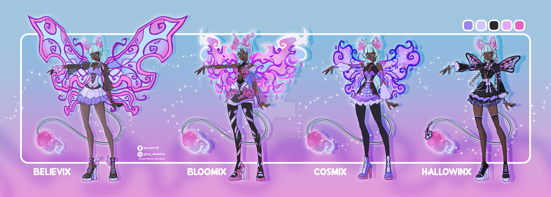 Jigoku - Transformation Set (C) by gloryart-W on DeviantArt