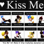 MMD 'Kiss Me' Meme [(almost) All my ships]