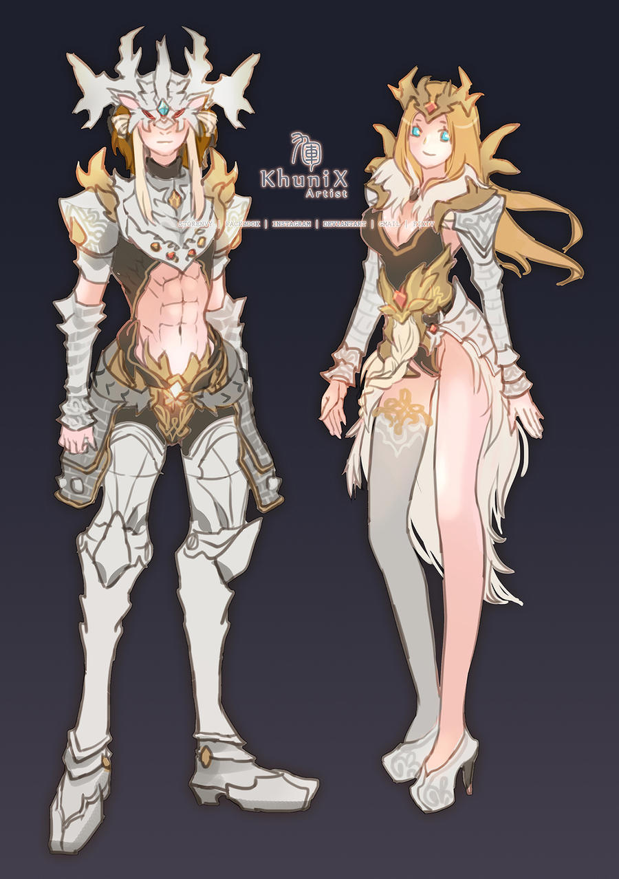 Photoshop - Character Design by KhunIX on DeviantArt