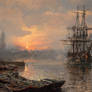 Harbor sunrise