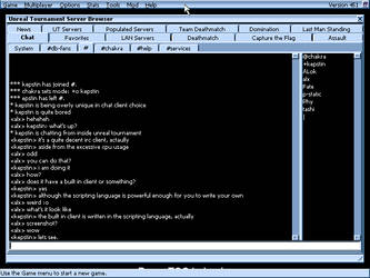 unreal irc chat
