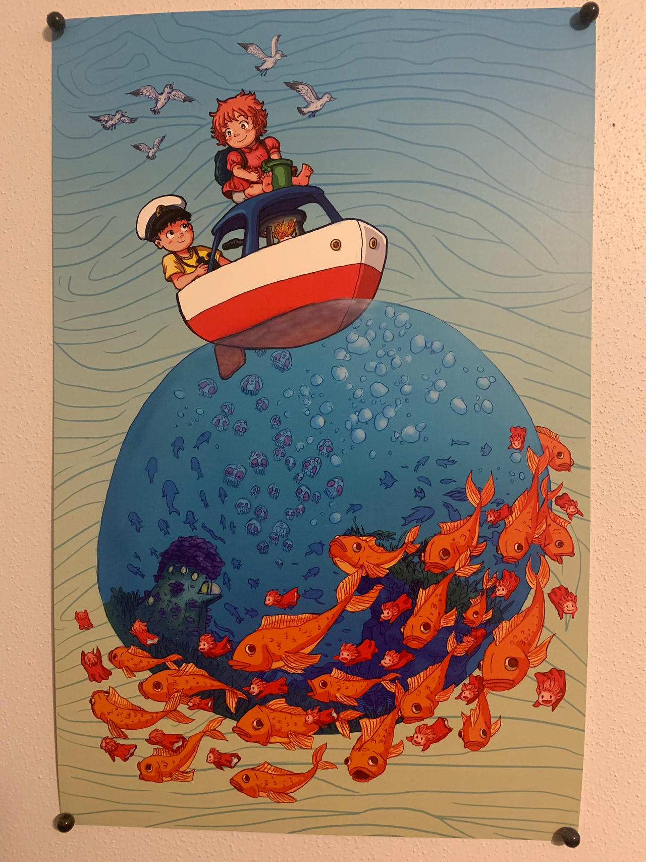 Ponyo, Ponyo, Ponyo, Fishy in the Sea by Darkstalker1990 on DeviantArt