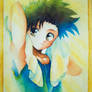 Gon Freecss of Hunter X Hunter Watercolor Painting