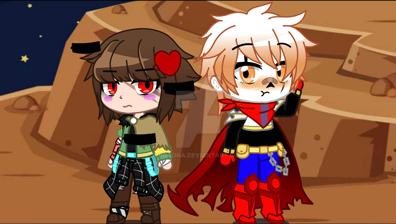 Crossmark Papyrus And Chara By Rgaona On Deviantart Crossmark Papyrus And Chara By Rgaona On Deviantart