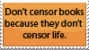 Censored Books Stamp