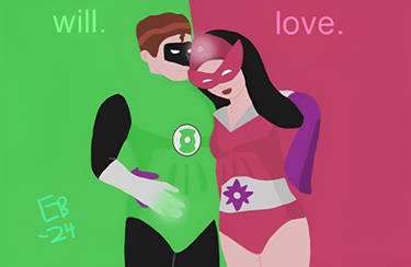 Green Lantern and Star Sapphire: Will and Love