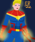 Captain Marvel: Cosmic Defender by Leck-Zilla
