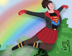 Supergirl: Leaping tall forests in a single bound! by Leck-Zilla