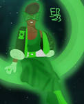 Green Lantern: Jo Mullein Smiling Through by Leck-Zilla