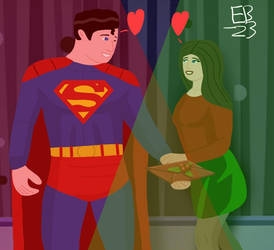 Superman/Lois: Holiday party by Leck-Zilla