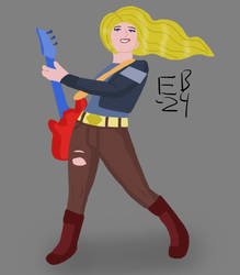 Young Supergirl: the Rock Star!