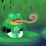Green Lantern amphibians!