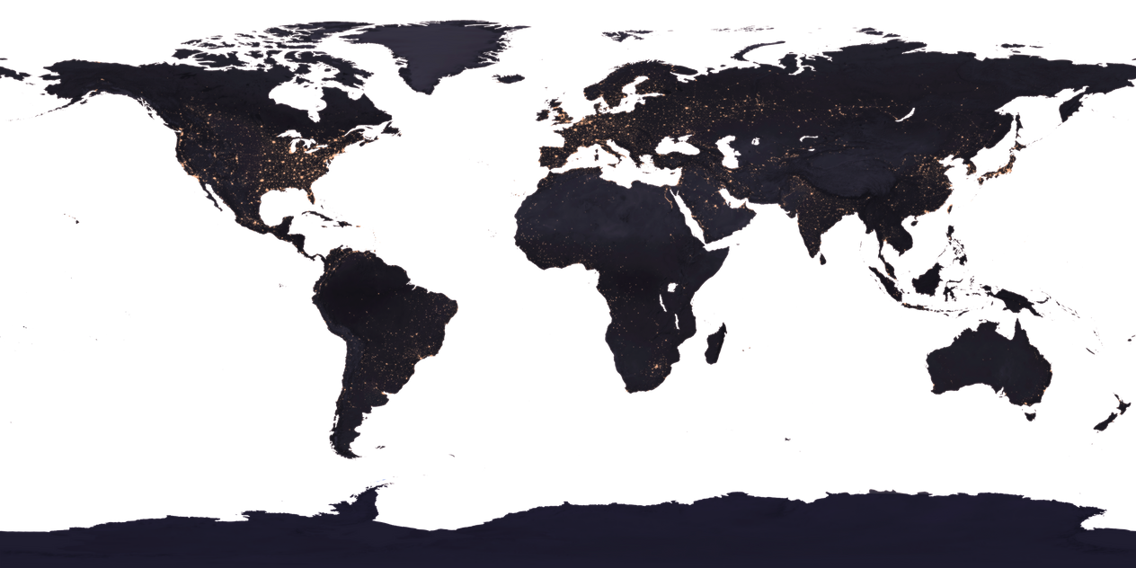 Universal (2012-) Earth Night Texture by dosyo on DeviantArt