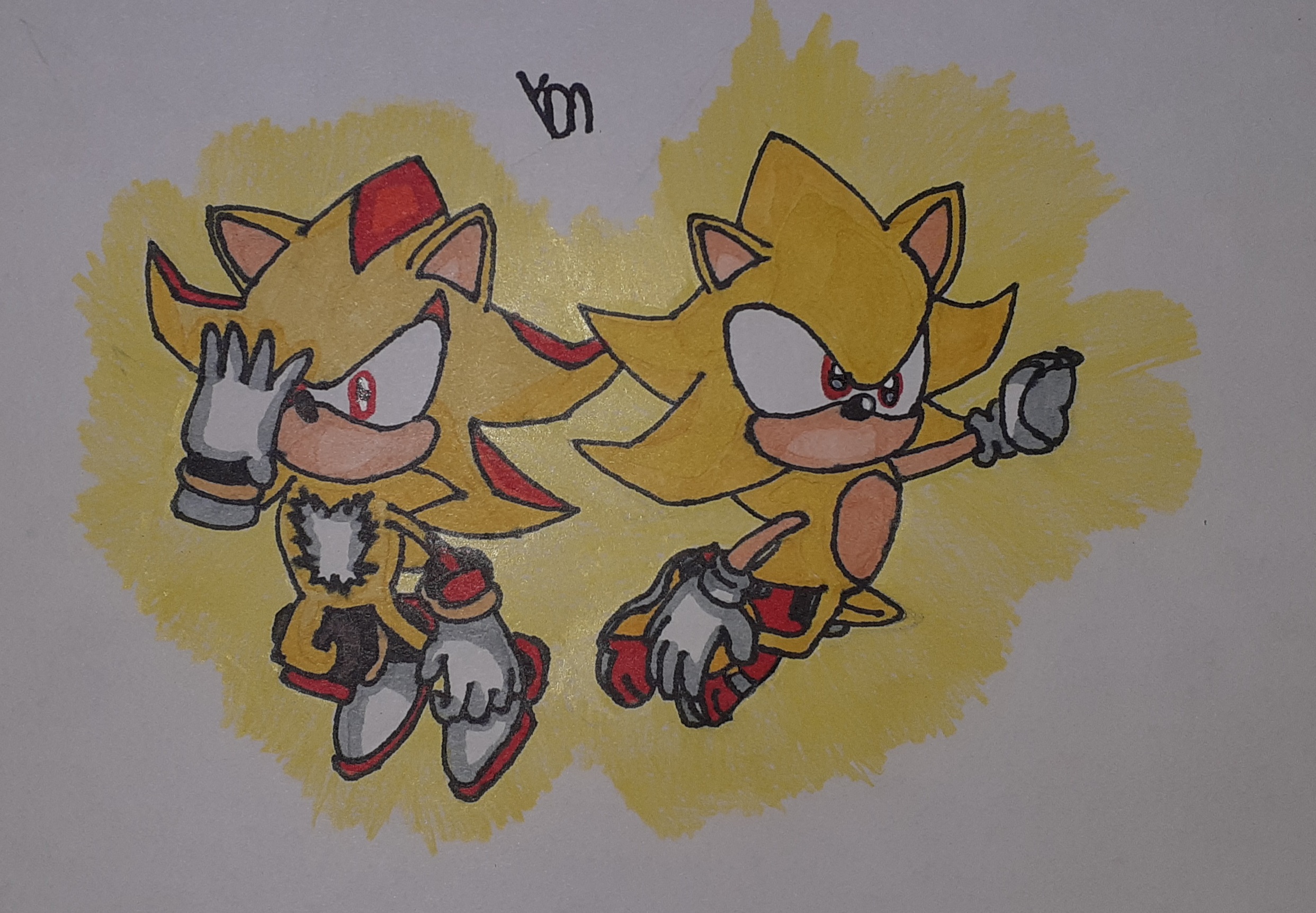 Dark Sonic Exe y Super Shadow by Sonicexedemonio on DeviantArt