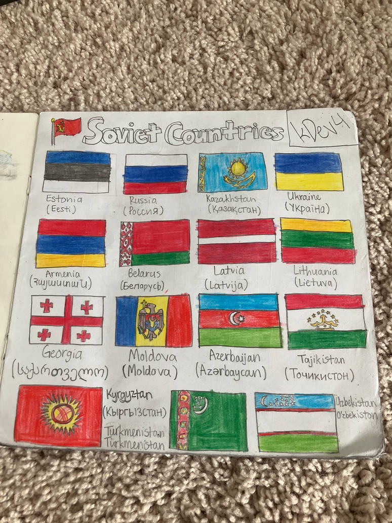 Soviet Contures post soviet countries by kDev4 on DeviantArt