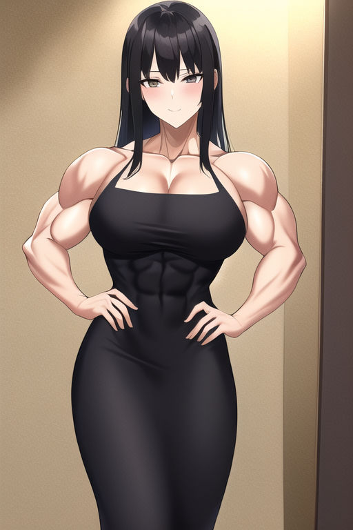female muscle ,anime muscle girl by Totmate on DeviantArt