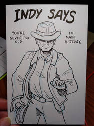 Indiana Jones Birthday Card