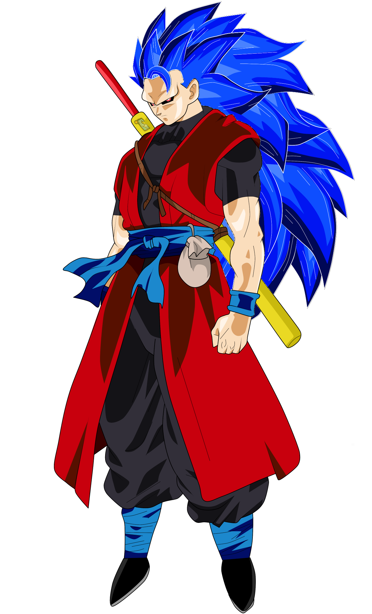 Goku Xeno Ssj2 by Andrewdb13 on DeviantArt