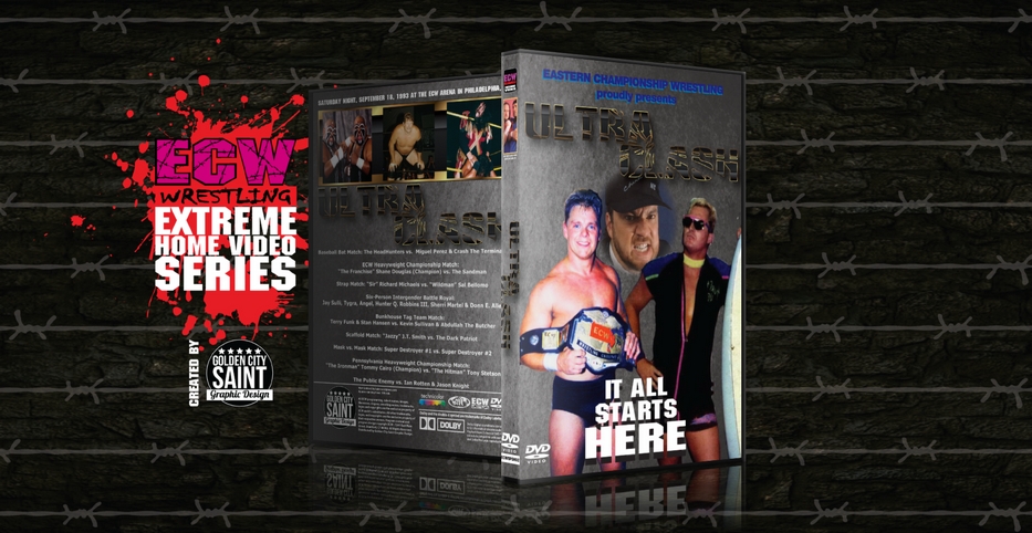 ECW ULTRA CLASH DVD Cover