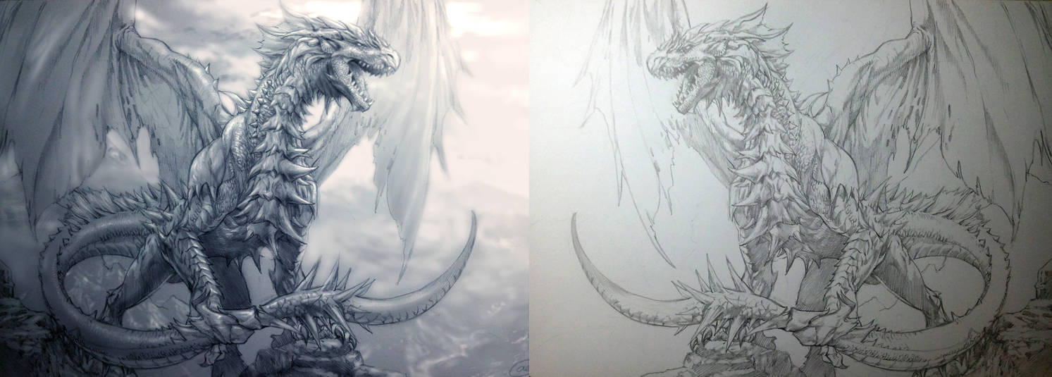 Dragon sketch verstion.