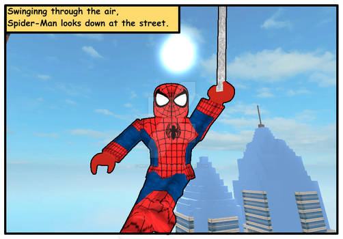 (Comic Panel) Spider-ROBLOXian