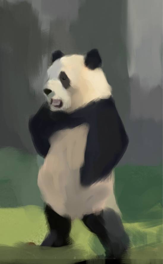 Angry panda by 0curi0 on DeviantArt