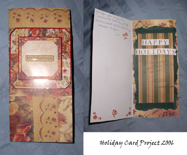 Holiday Card Project 2006