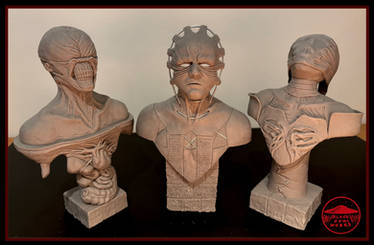Hellraiser trio sculpts: Chatterer, Masque, Asphyx