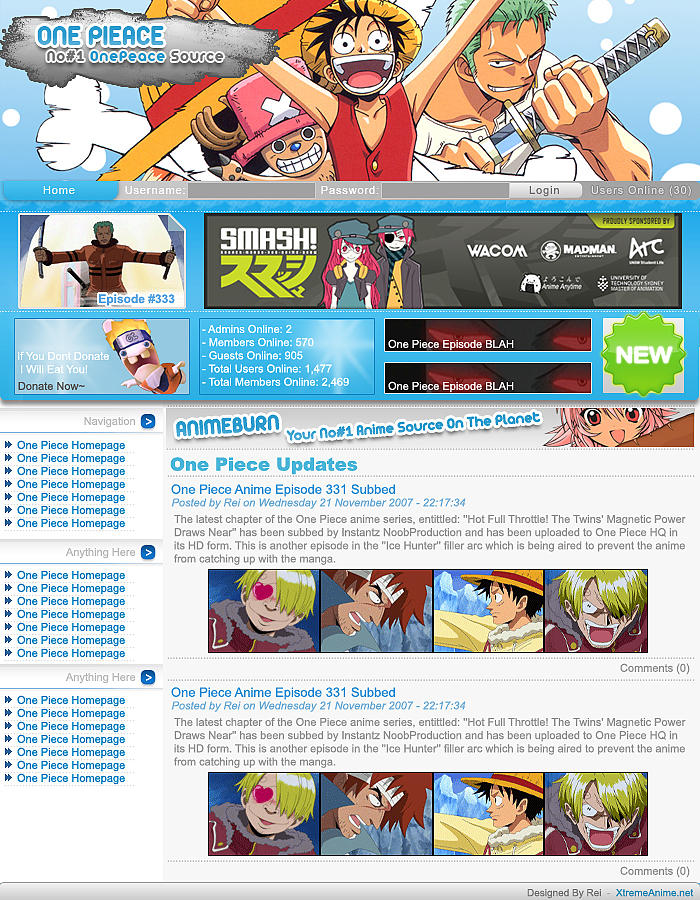 Get Wallpaper One Piece Anime Webdesign By Damagextreme On Deviantart For Android Free