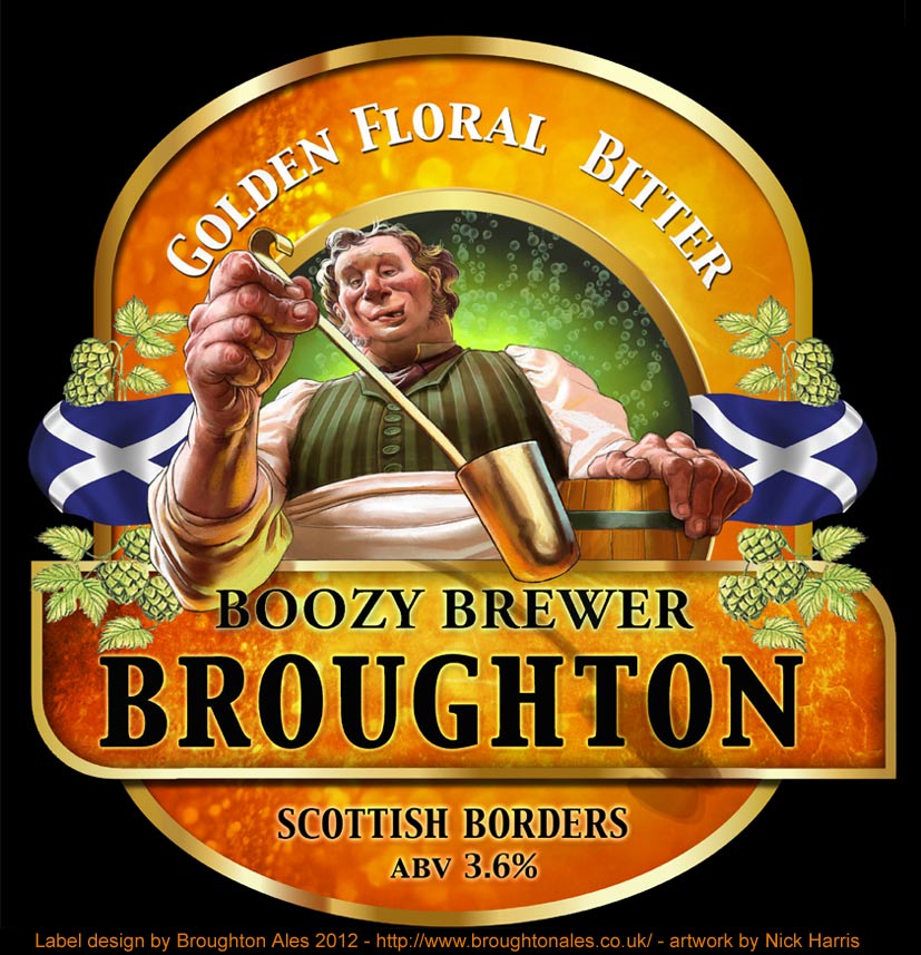 Boozy Brewer Label by Nickillus